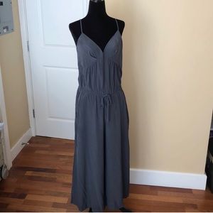 CLUB MONACO Silk Wide Leg Jumpsuit